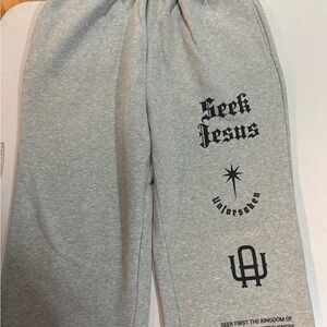 Men’s Unforsaken Apparel Heather Grey Oversized Sweats